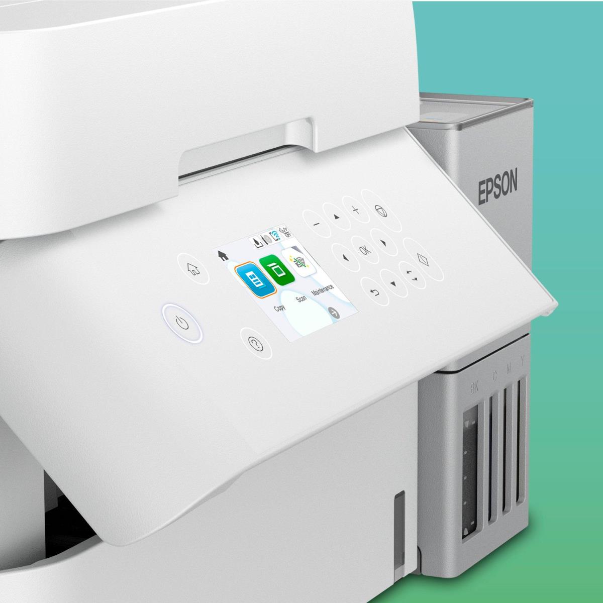 Ecotank Et-3956 - Color Multifunction Printer - Inkjet - A4 - USB/ Ethernet/ Wi-Fi White