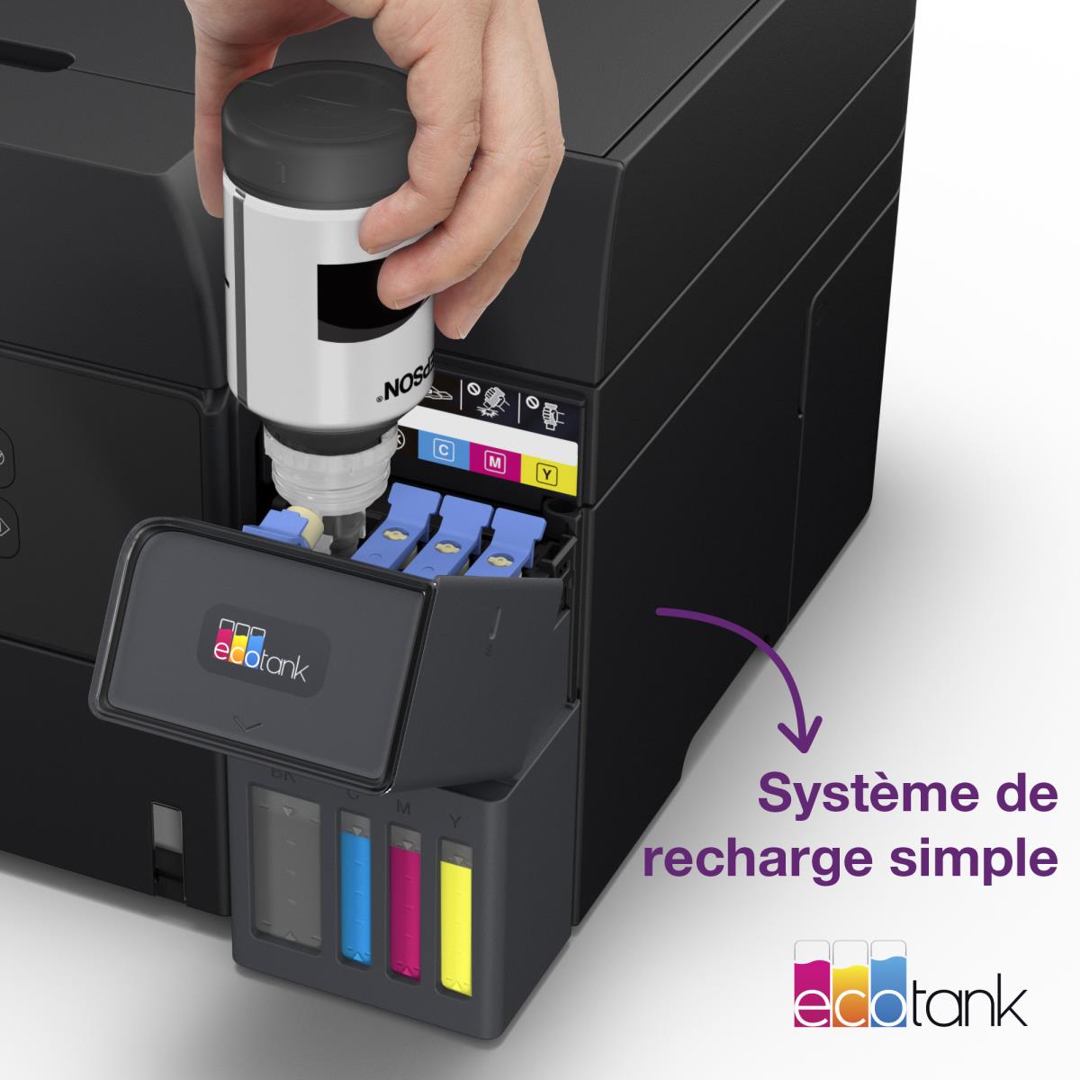 Ecotank Et-3950 - Color Multifunction Printer - Inkjet - A4 - USB/ Wi-Fi Black