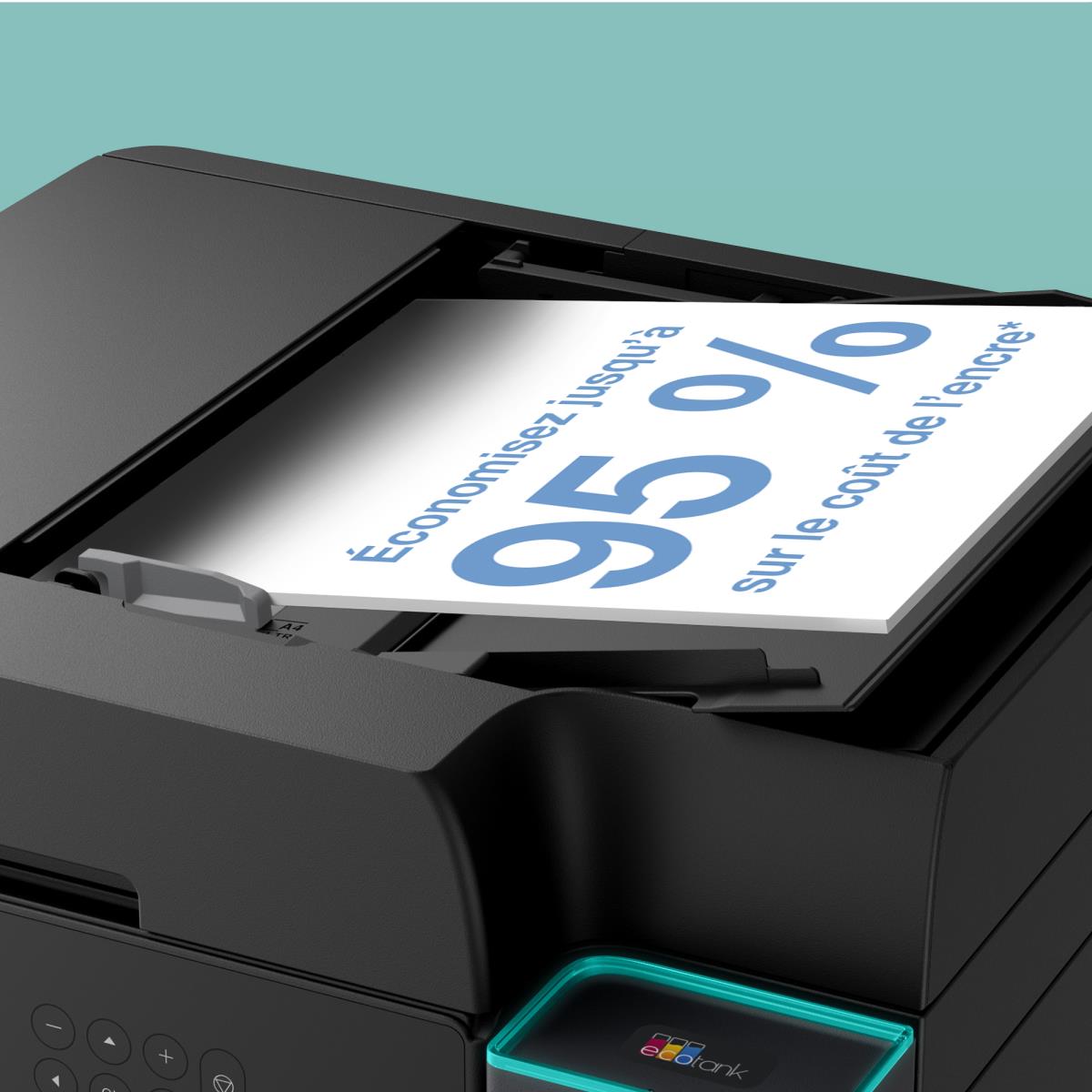 Ecotank Et-3950 - Color Multifunction Printer - Inkjet - A4 - USB/ Wi-Fi Black