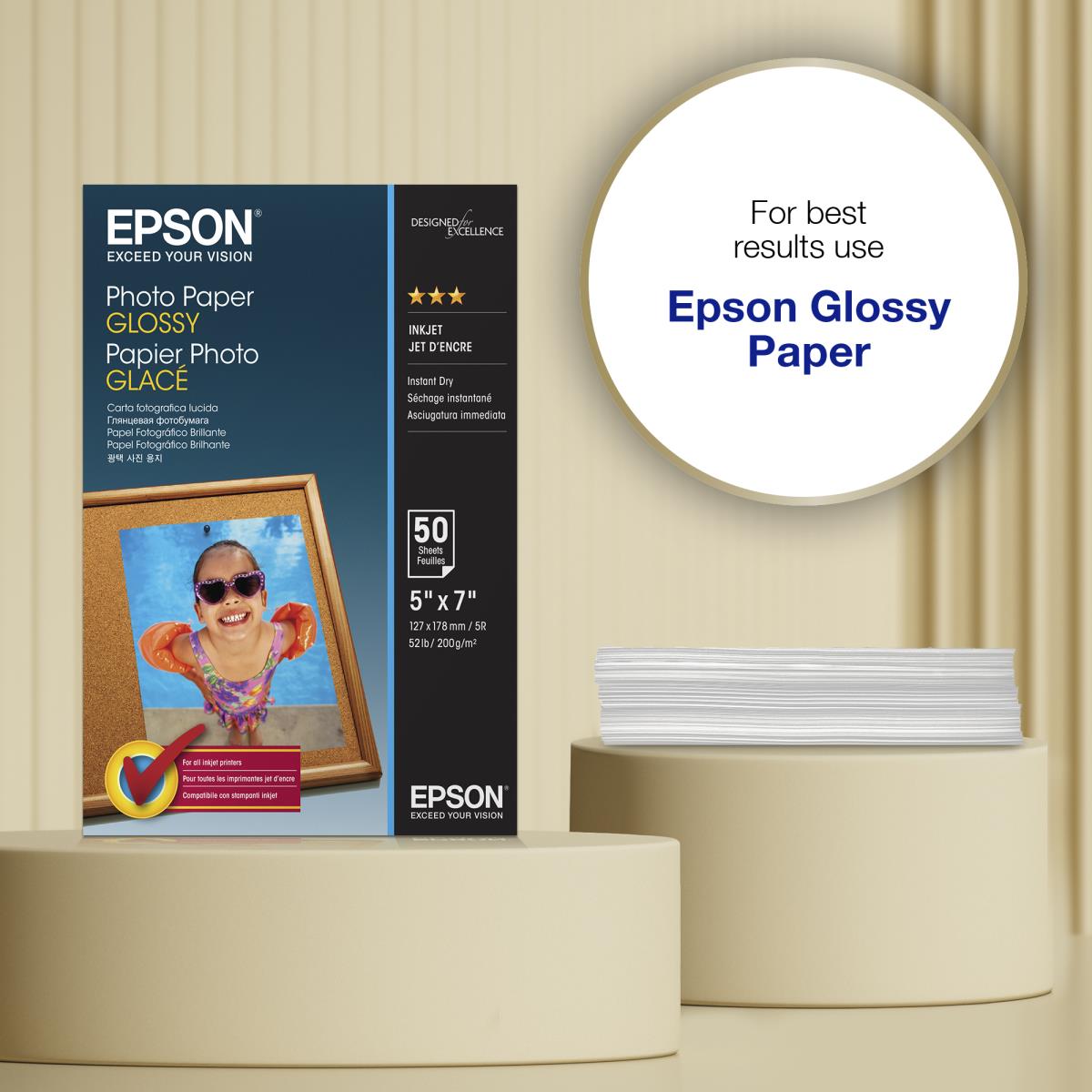 Photo Paper Glossy 13x18cm 50 Sheet