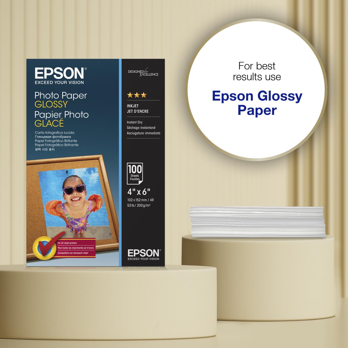 Photo Paper Glossy 10x15cm 100 Sheet