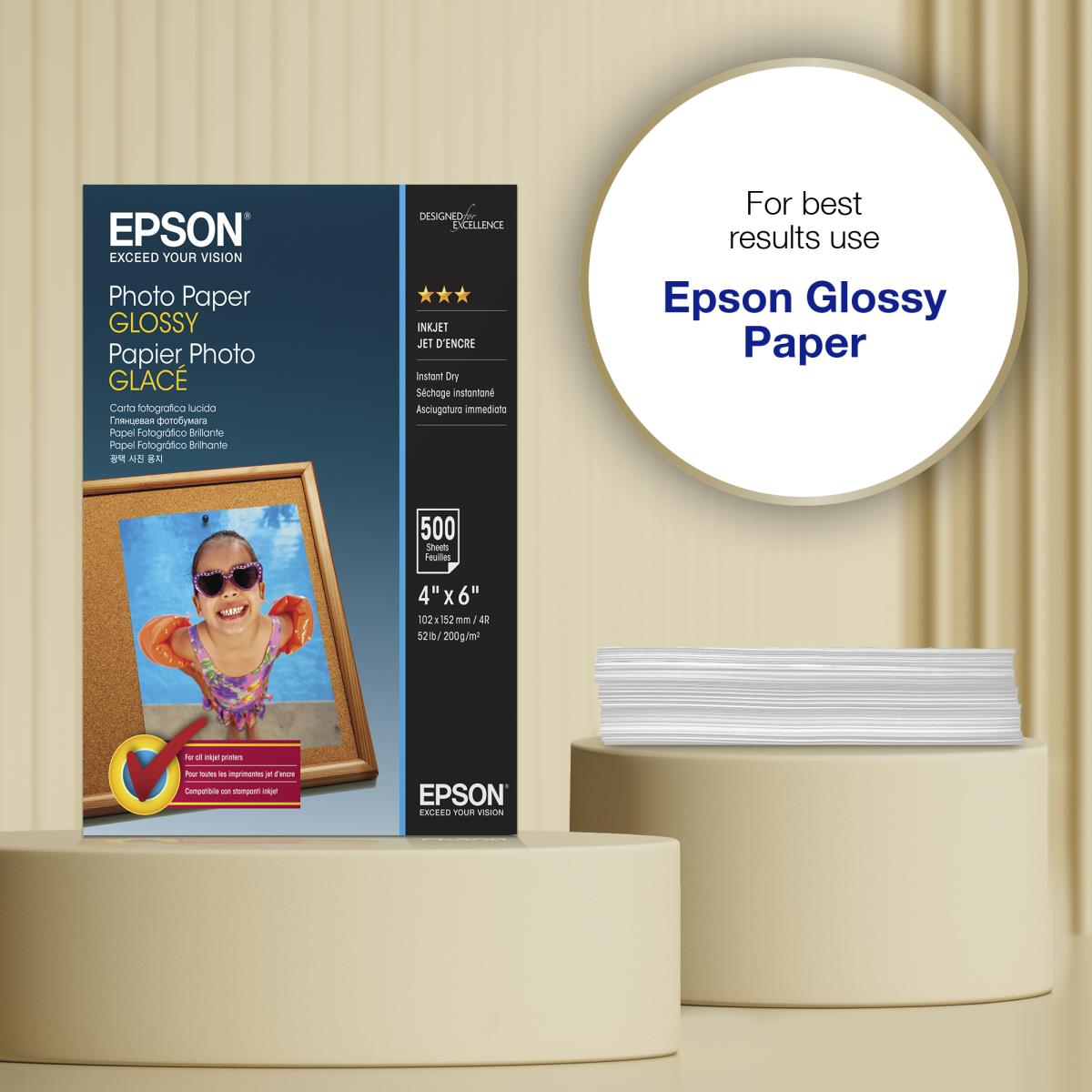 Photo Paper Glossy 10x15cm 500 Sheet
