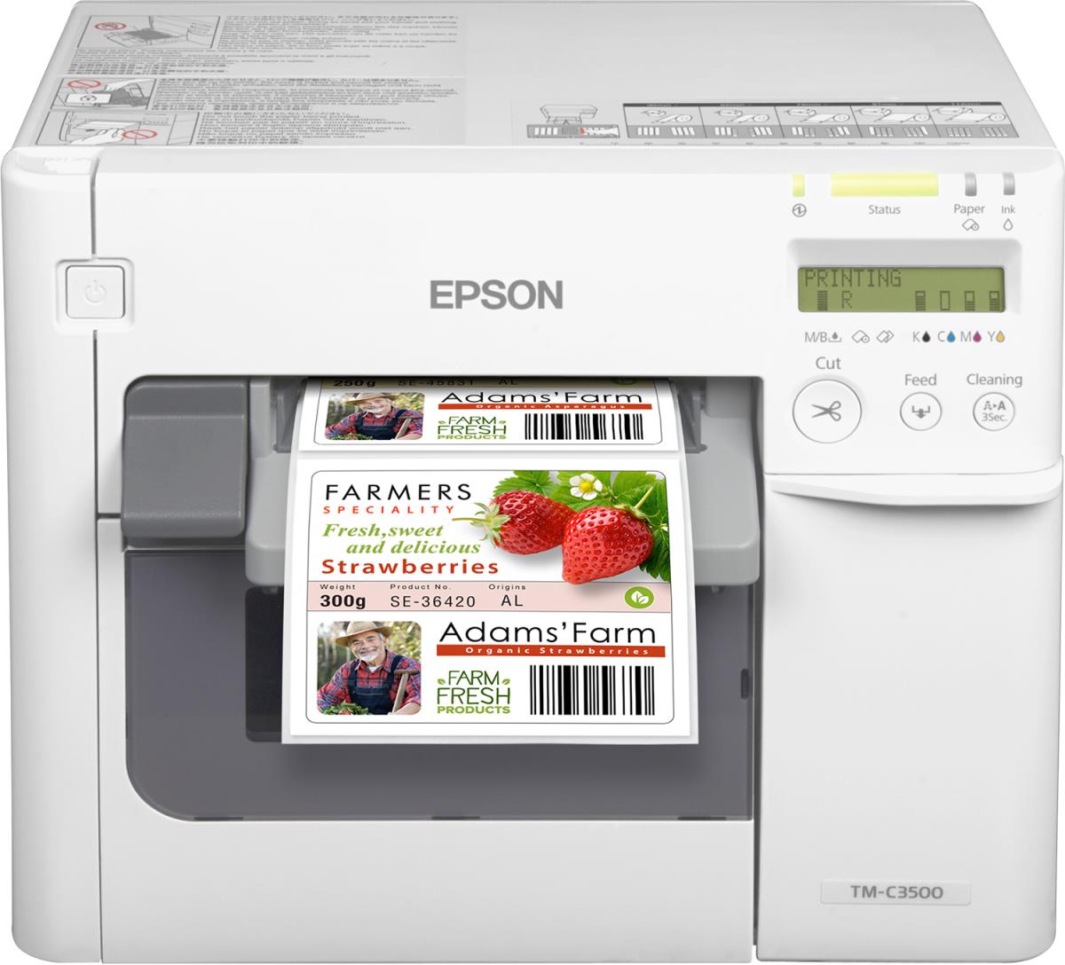 Tm-c3500 - Color Label Printer - Inkjet - 104mm - USB / Ethernet