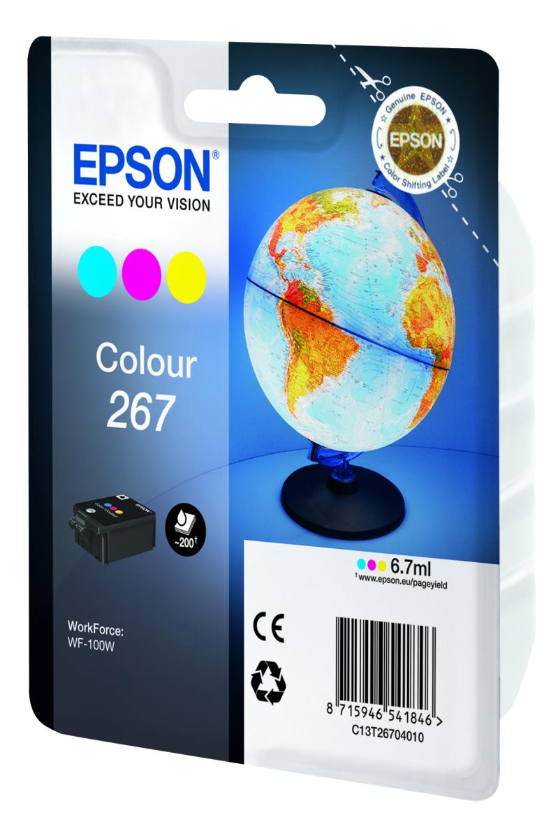 Ink Cartridge - 267 Globe - 6.7ml - Cyan/ Yellow / Magenta