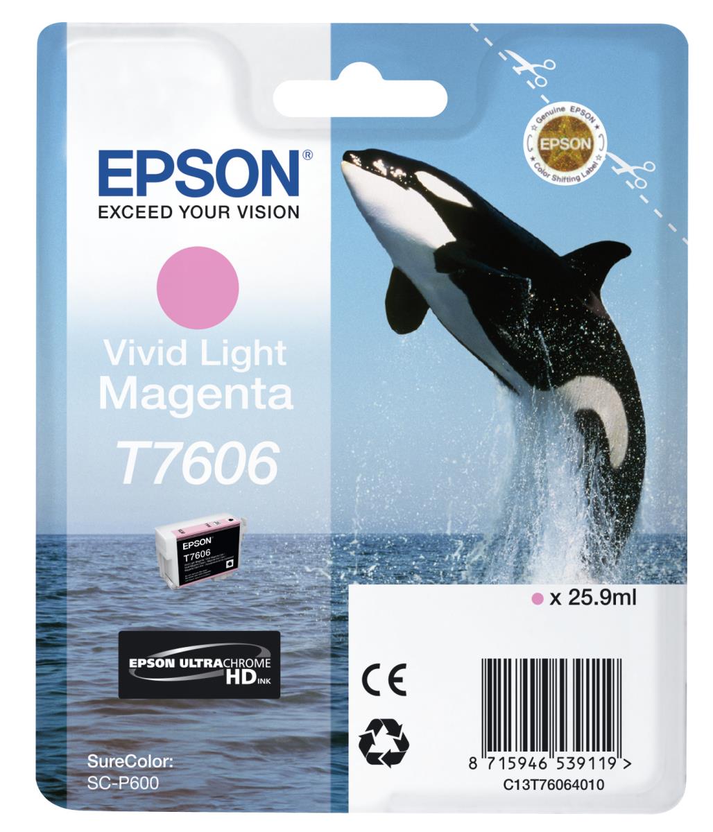 Ink Cartridge - T7606 - 25.9ml - Vivid Light Magenta
