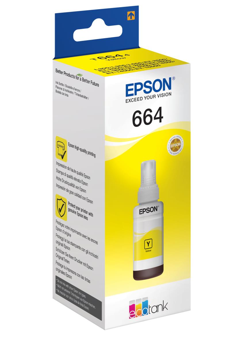 Ink Bottle T6644 Yellow 70ml
