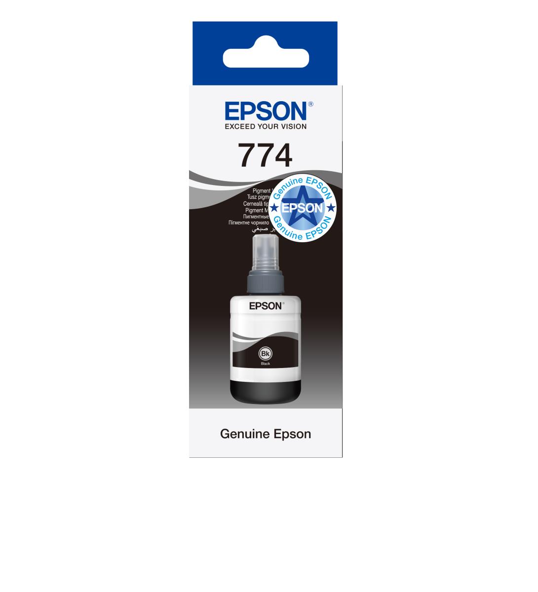 Ink Bottle - T7741 Pigment 140ml - Black