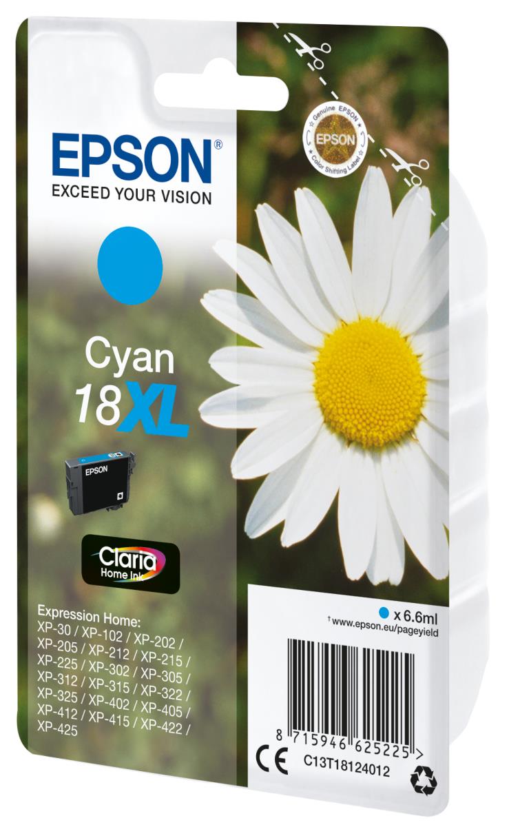Ink Cartridge - 18xl Daisy - 6.6ml - Cyan