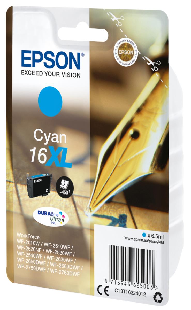 Ink Cartridge - 16xl Durabrite - 6.5ml - Cyan Rf/am