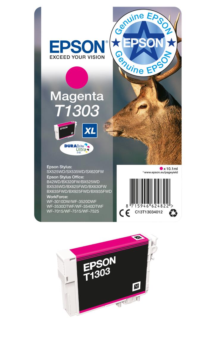 Ink Cartridge - T1303 Stag Xl - 10.1ml - Magenta Sec