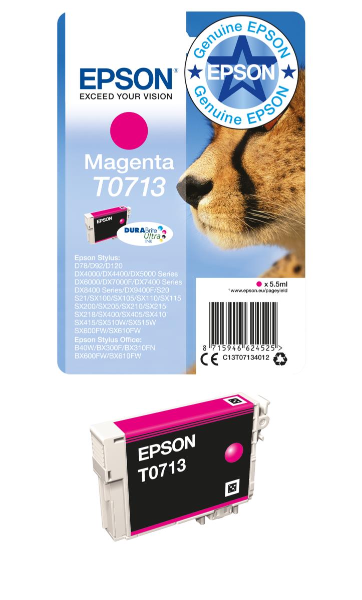 Ink Cartridge - T0713 - 5.5ml - Magenta