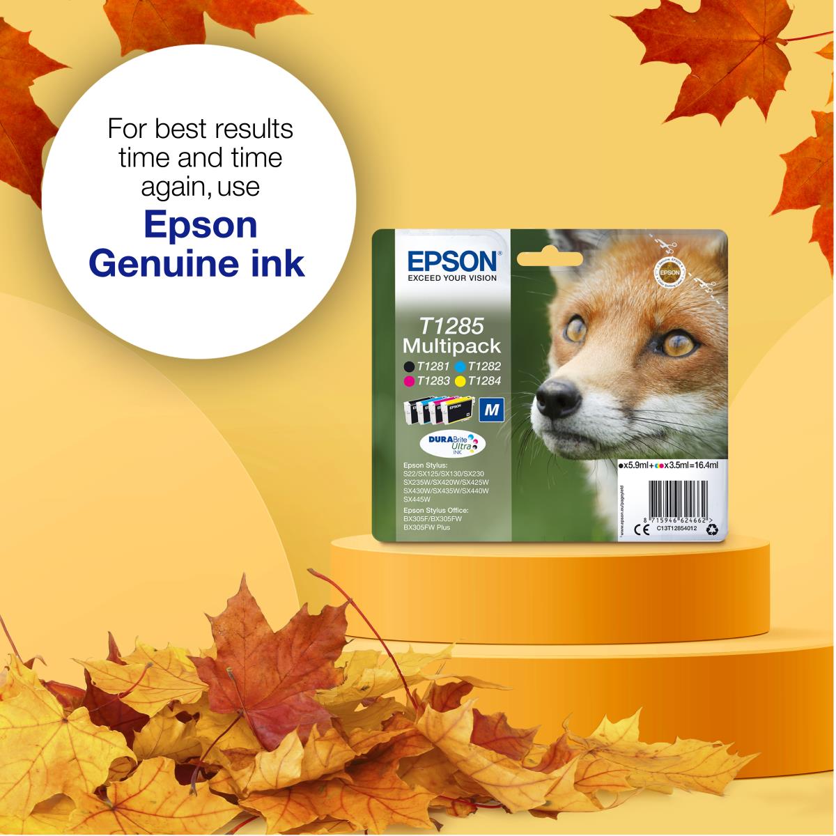 Ink Cartridge - T1284 Fox - 3.5ml - Yellow