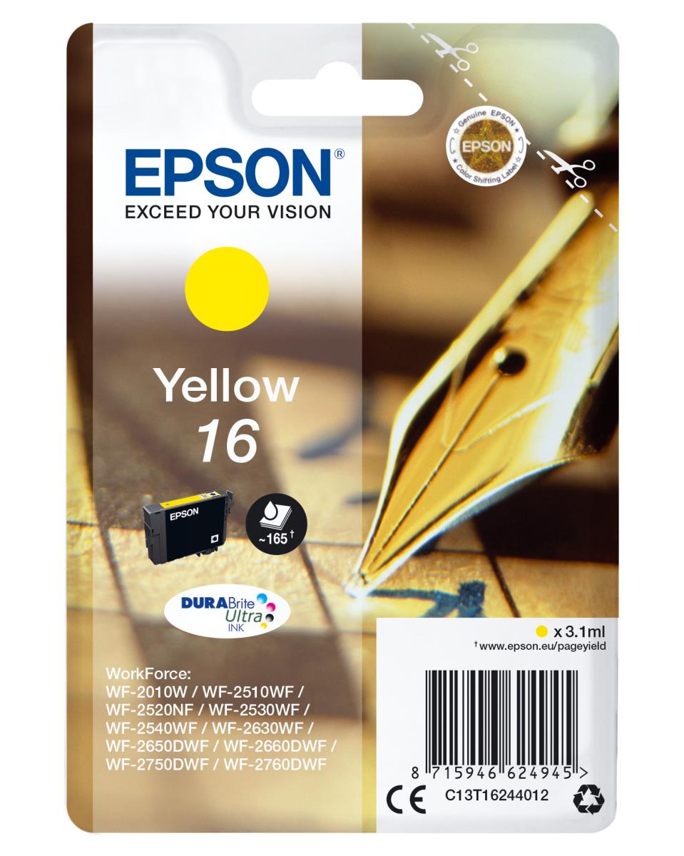 Ink Cartridge - 16 Durabrite Ultra - 3.1ml - Yellow