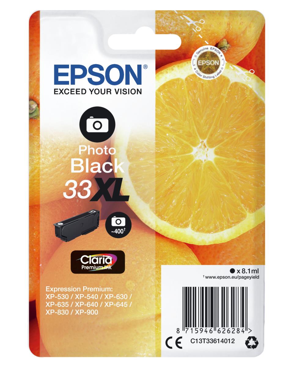 Ink Cartridge - 33xl Oranges - 8.9ml - Black Sec