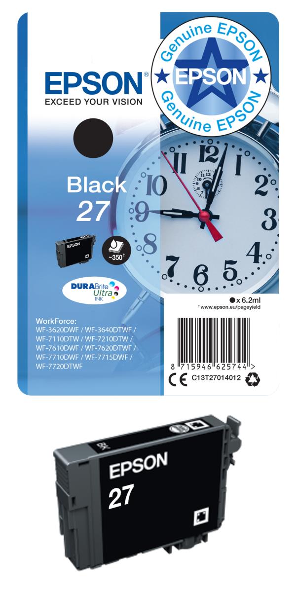Ink Cartridge - 27xl Alarm Clock - 10.4ml - Yellow/ Cyan/ Magenta