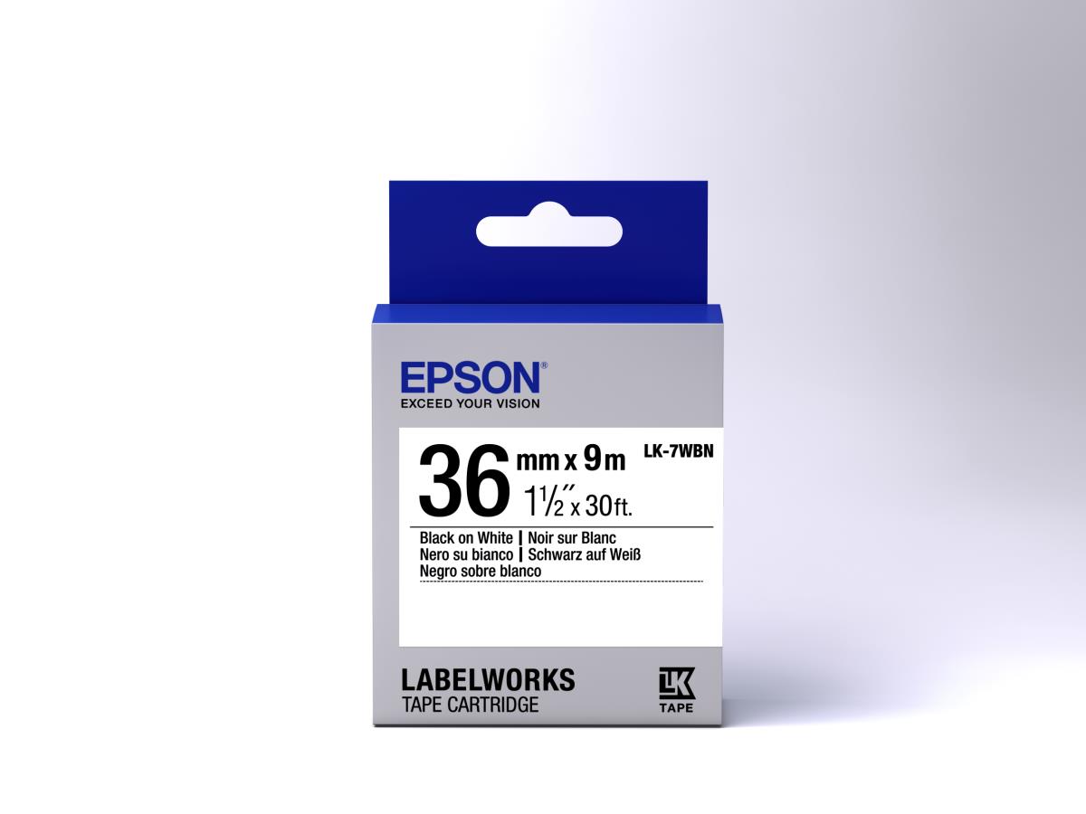 Label Cartridge Standard Lk-7wbn 36mm (9m) Black / White