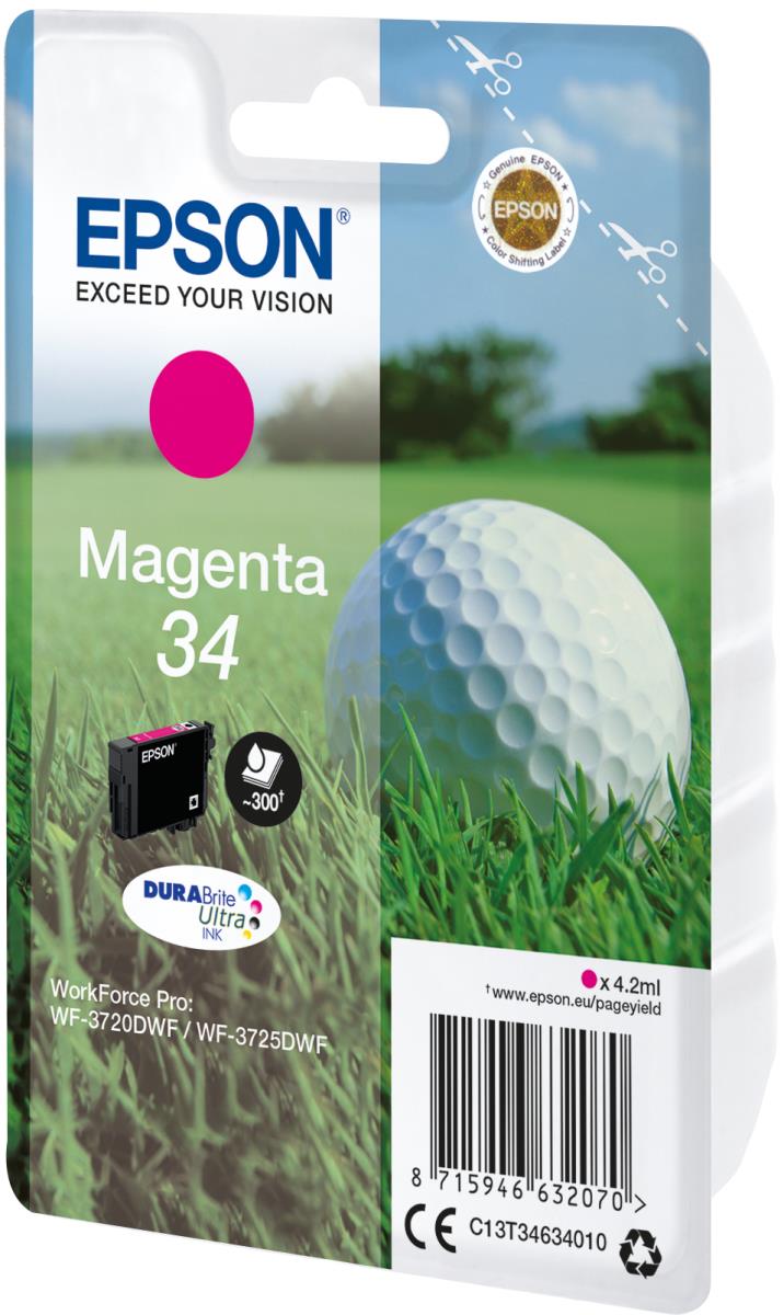 Ink Cartridge - 34 Durabrite - 4.2ml - Magenta