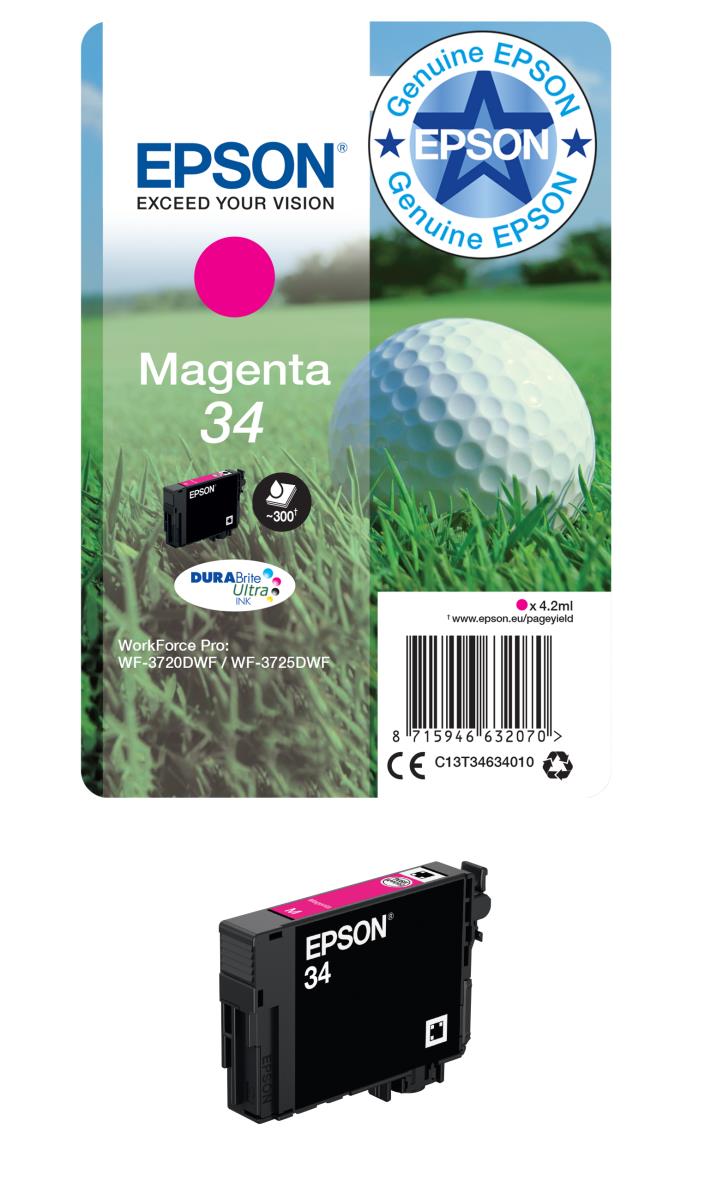 Ink Cartridge - 34 Durabrite - 4.2ml - Magenta