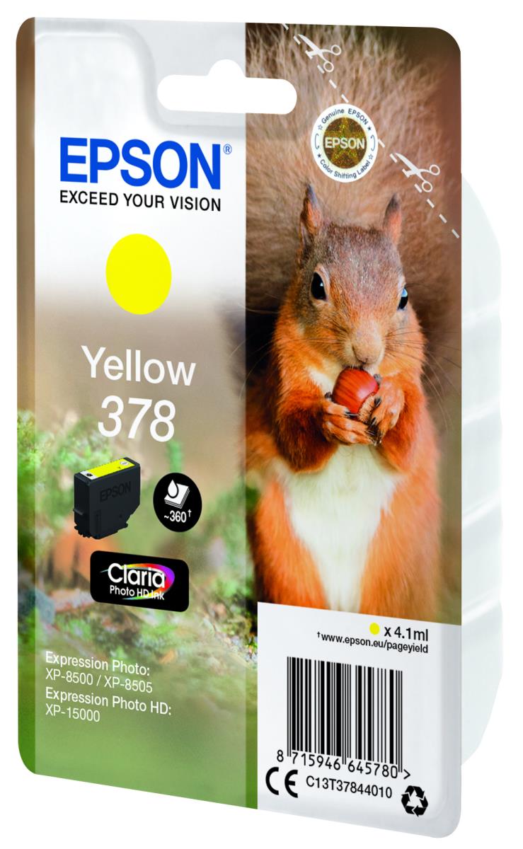 Ink Cartridge - 378 Squirrel - 4.6ml - Yellow