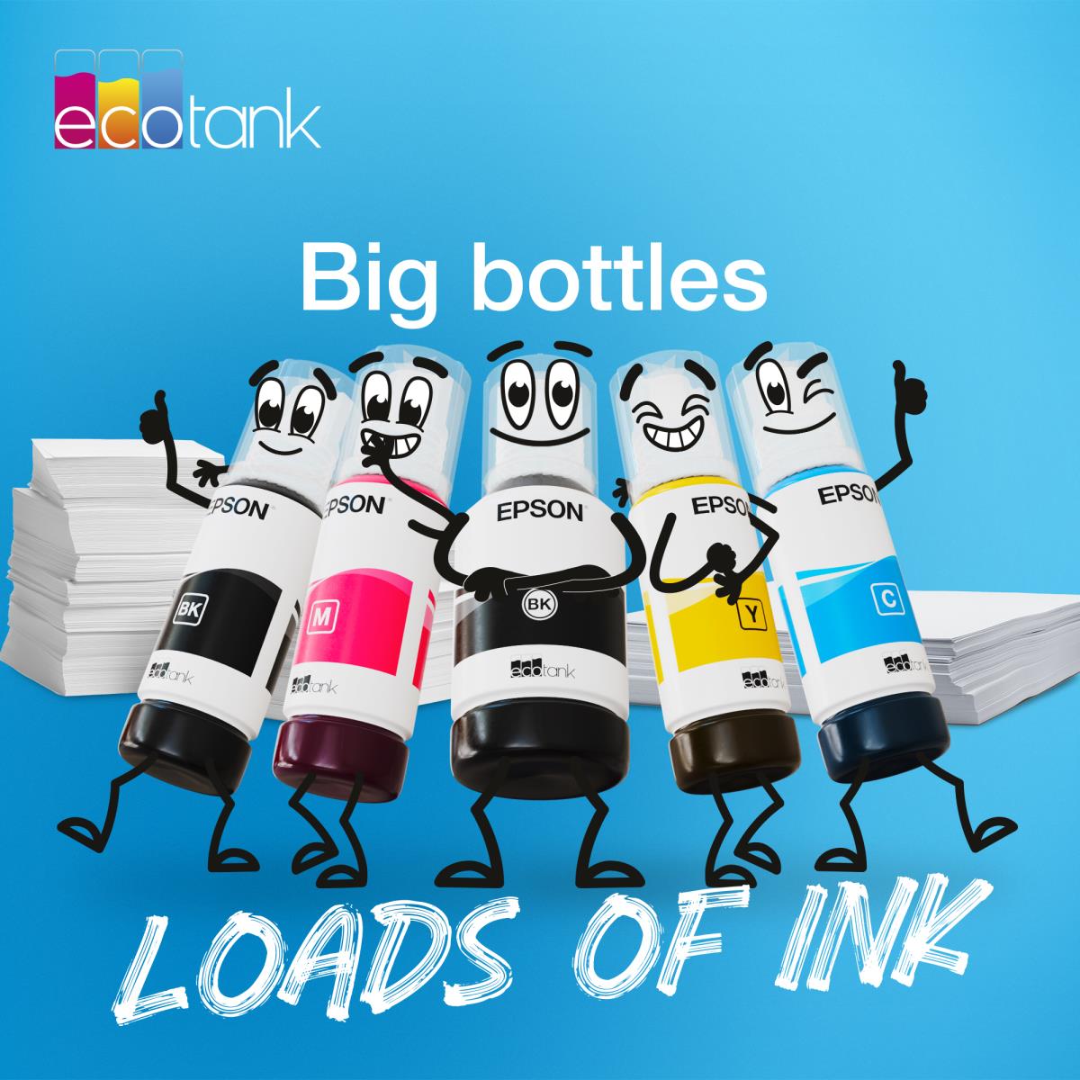 105 Ecotank Ink Bottle 1 X 140 Ml Black  - (c13t00q140)