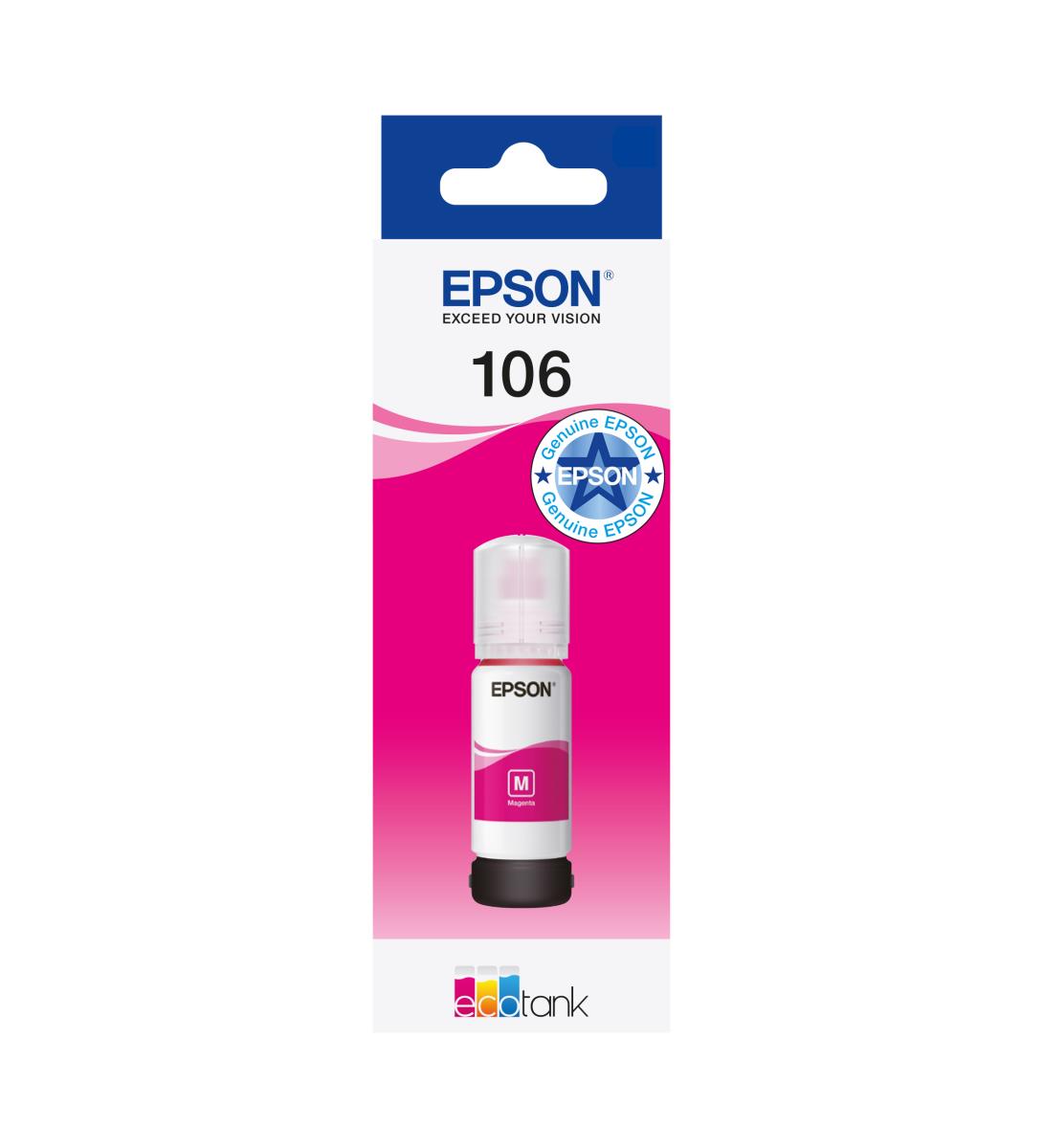 106 Ecotank Ink Bottle 1 X 70ml Magenta