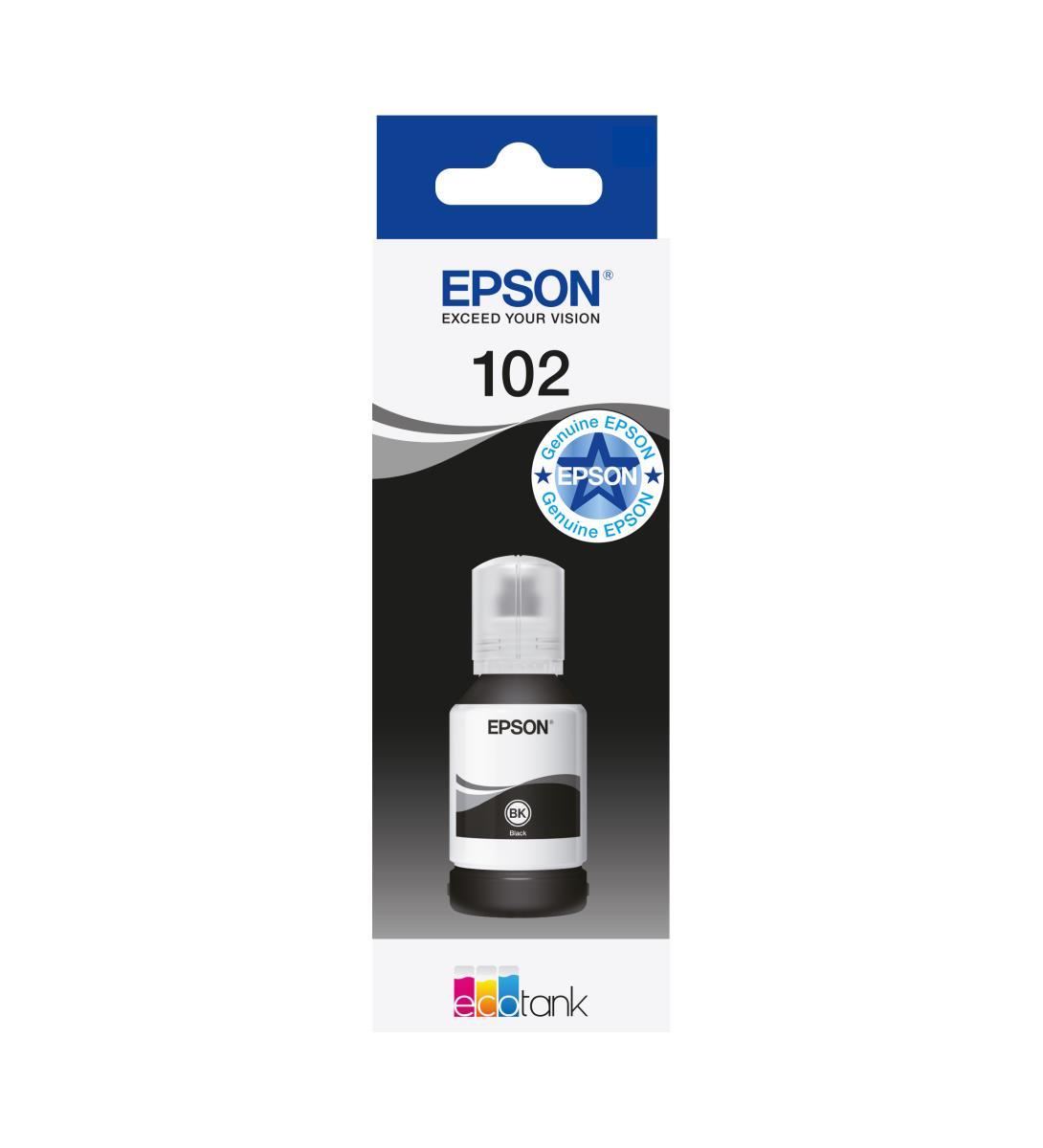 Ink Bottle - 102 Ecotank - 1 X 127ml Black