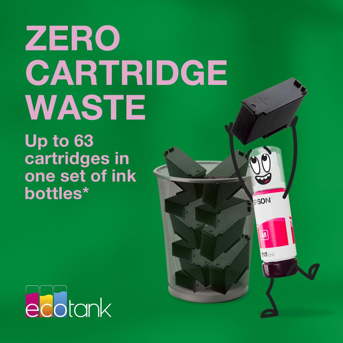 Ink Bottle - 102 Ecotank - 1 X 70ml Magenta