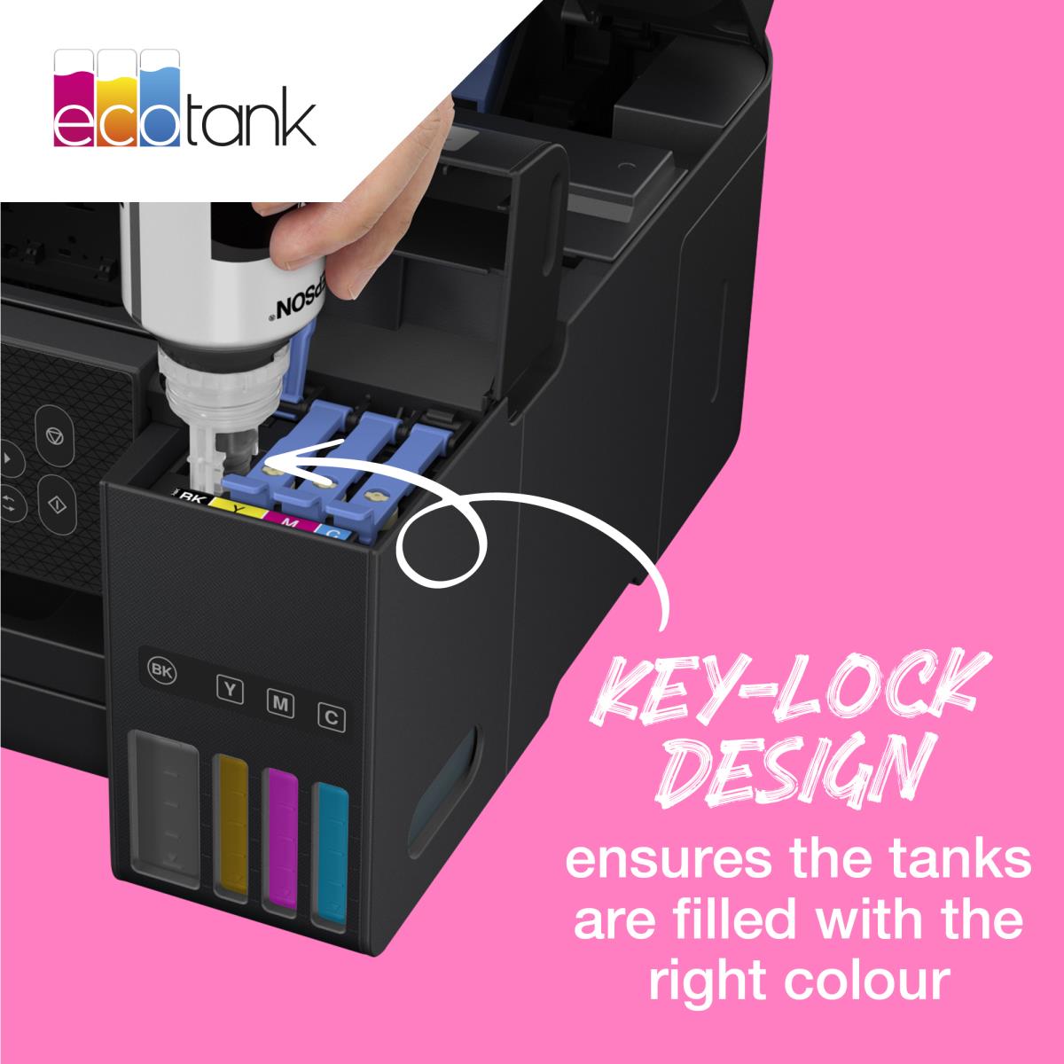 Ink Bottle - 102 Ecotank - 1 X 70ml Magenta
