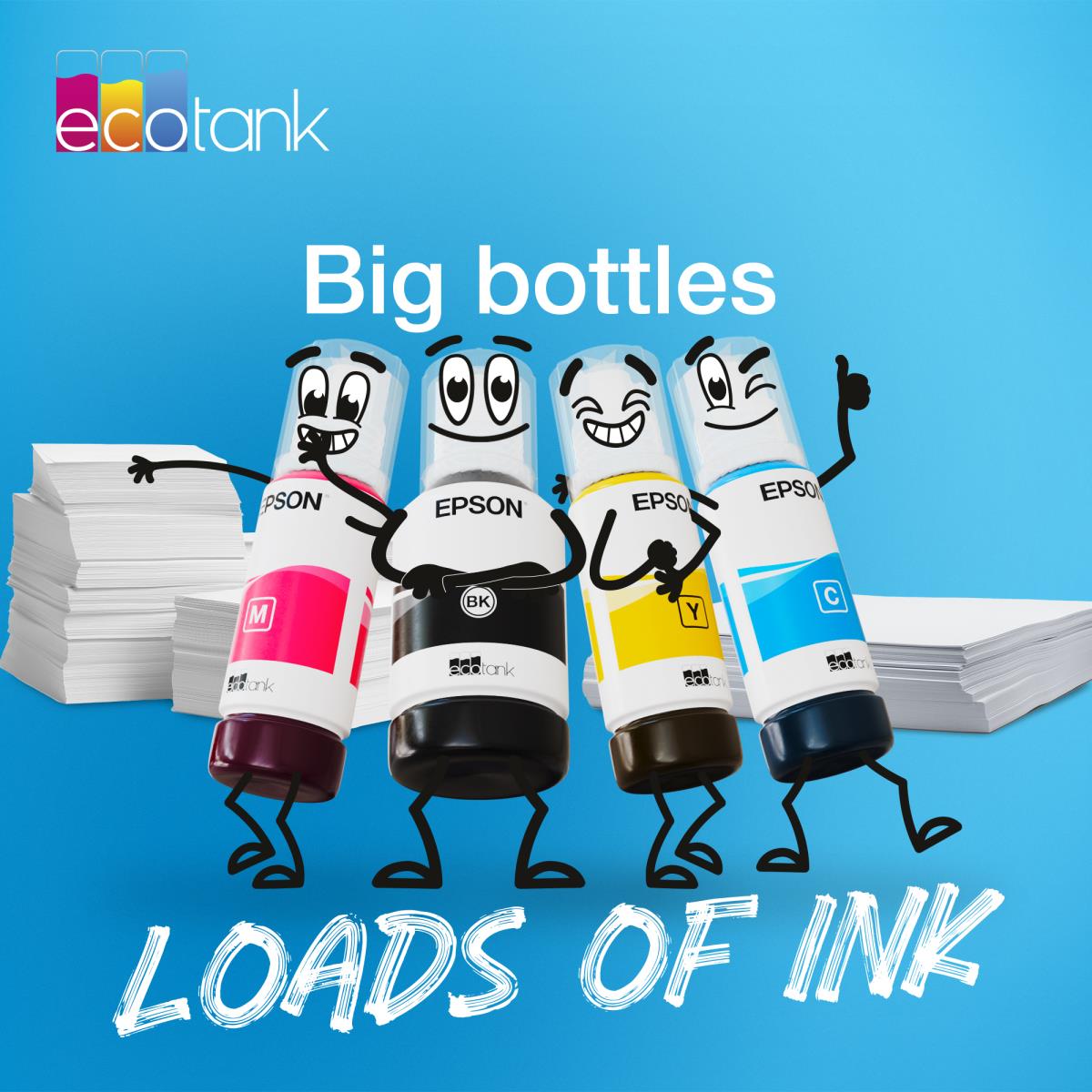 Ink Bottle - 102 Ecotank - 1 X 70ml Yellow
