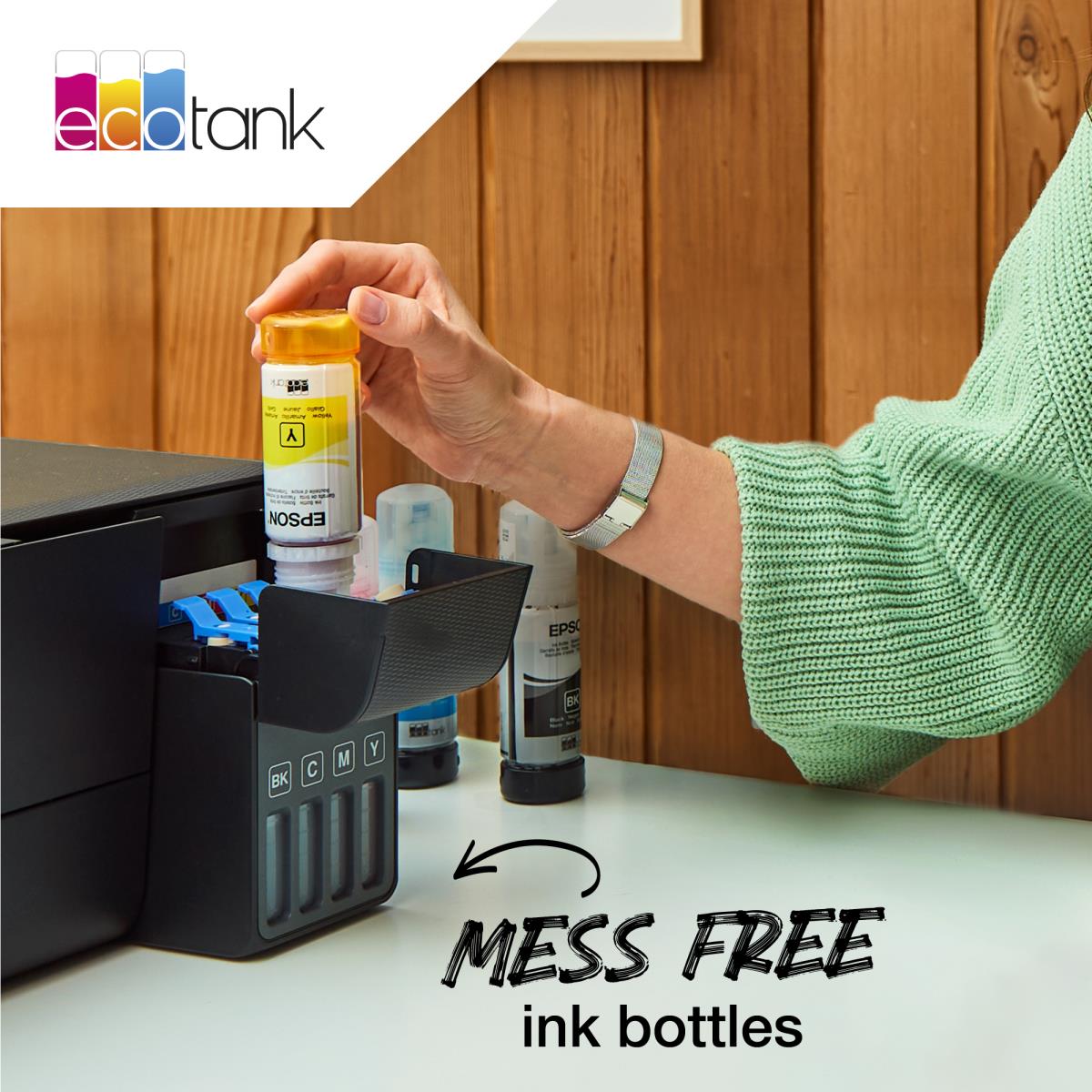 Ink Bottle - 102 Ecotank - 1 X 70ml Yellow