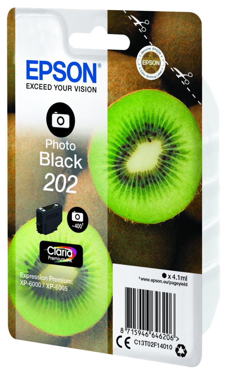 Ink Cartridge - 202 Kiwi - 4.1ml - Black