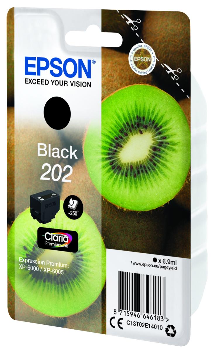 Ink Cartridge - 202 Kiwi - 6.9ml - Black