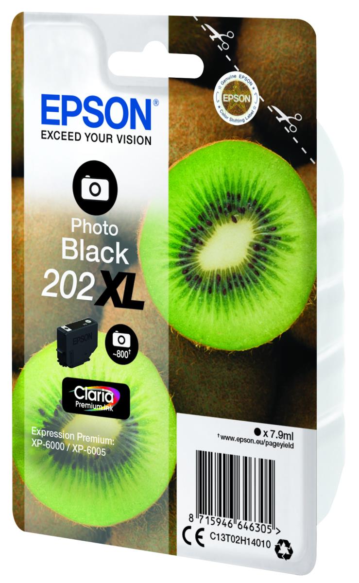 Ink Cartridge - 202xl Kiwi - 7.9ml - Photo Black