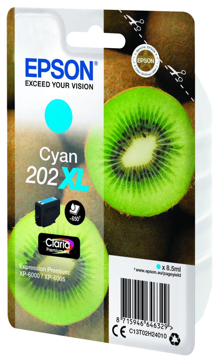 Ink Cartridge - 202xl Kiwi - 8.5ml - Cyan Sec