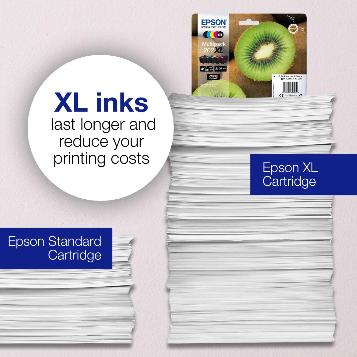Ink Cartridge - 202xl Kiwi - 8.5ml - Cyan