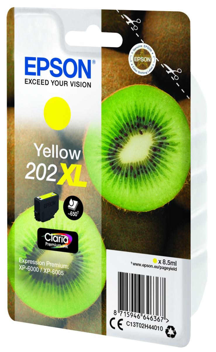 Ink Cartridge - 202xl Kiwi - 8.5ml - Yellow Sec