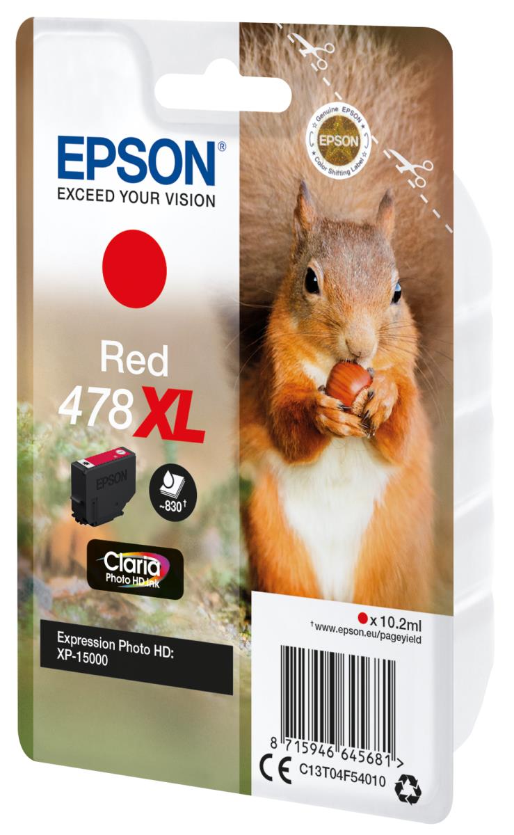 Ink Cartridge - 478xl Squirrel - 10.2ml - Red