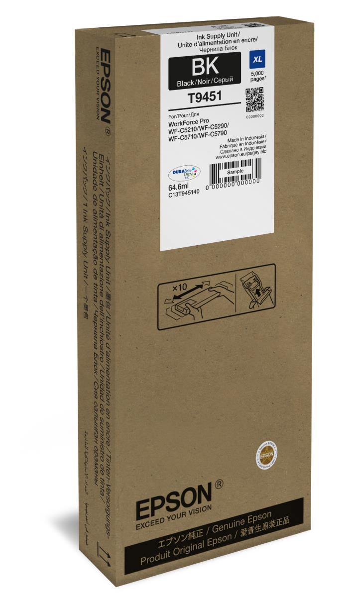 Ink Cartridge - Tanica Xl - 64.6ml - Black