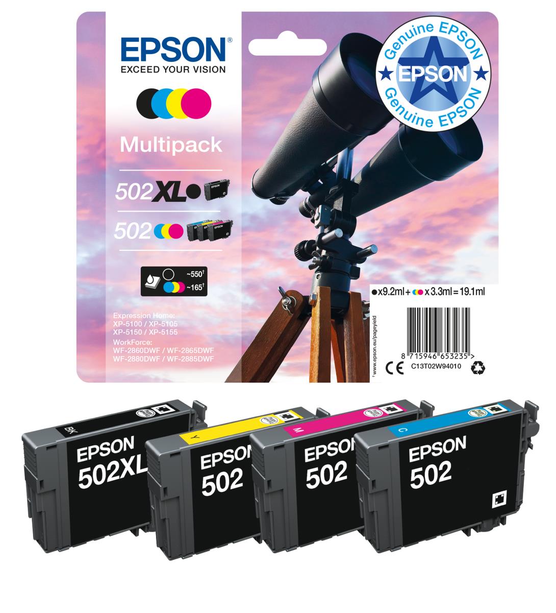 Ink Cartridge - 502 Binocular - 3.3ml - Magenta Sec