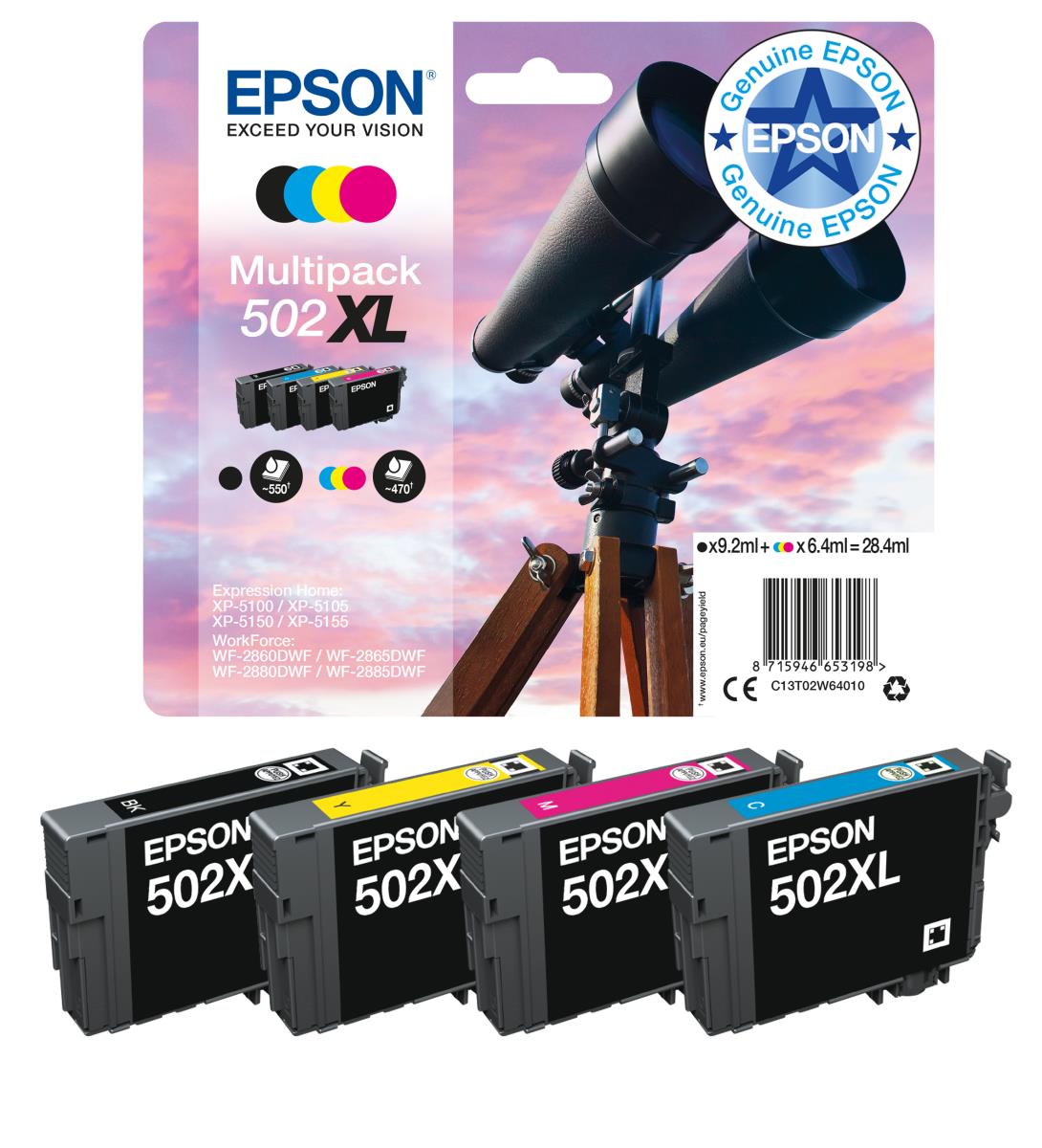 Ink Cartridge - 502 Binocular - 3.3ml - Magenta Sec