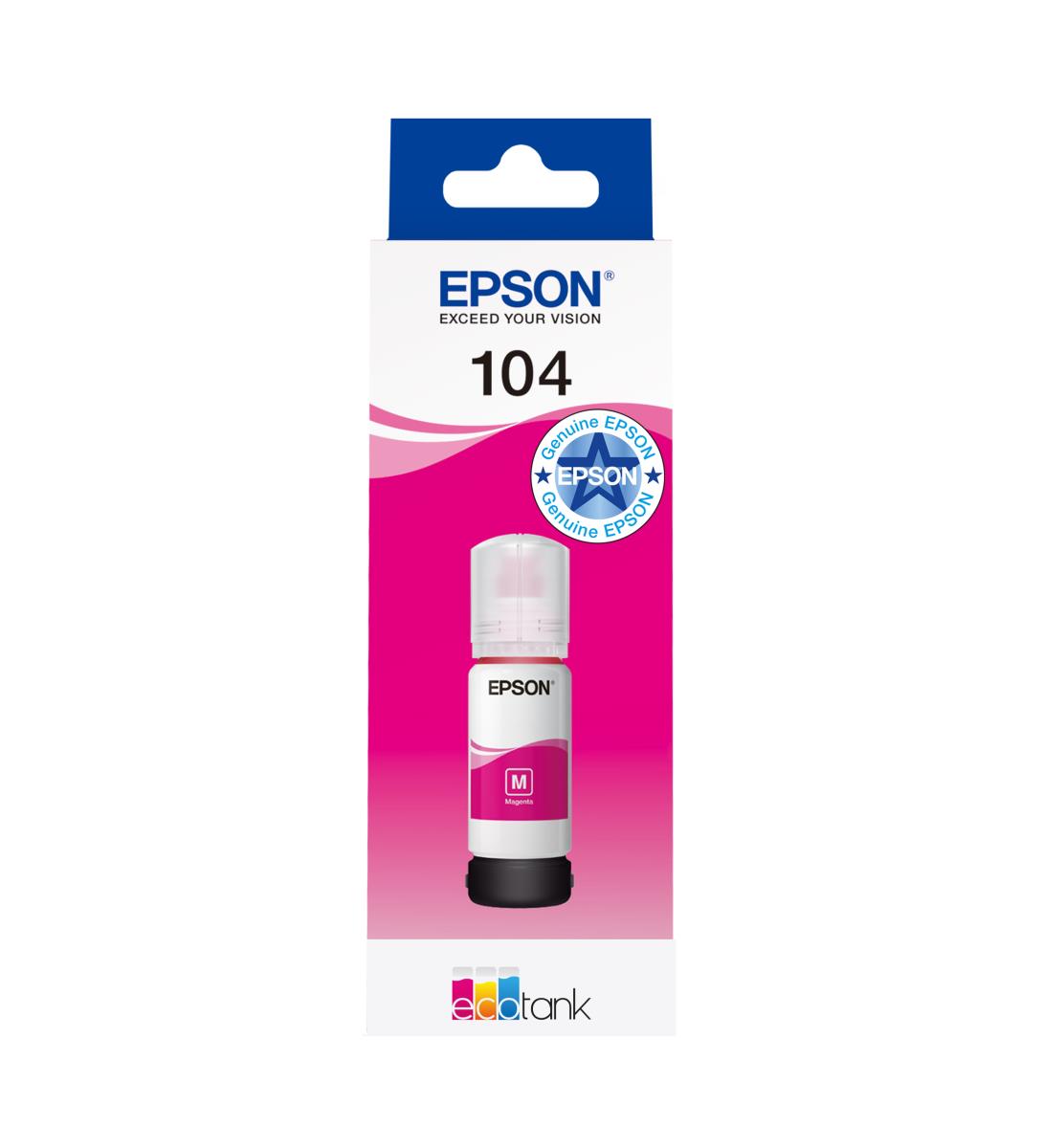 Ink Bottle - 104 Ecotank - 65ml - Magenta