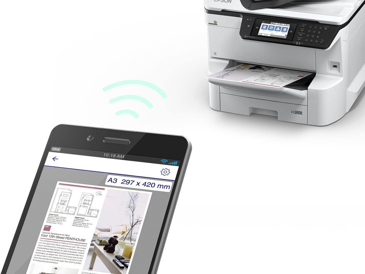 Workforce Pro Wf-c8690dtwf - Color All-in-one Printer - Inkjet - A3 - Wi-Fi / Ethernet / USB