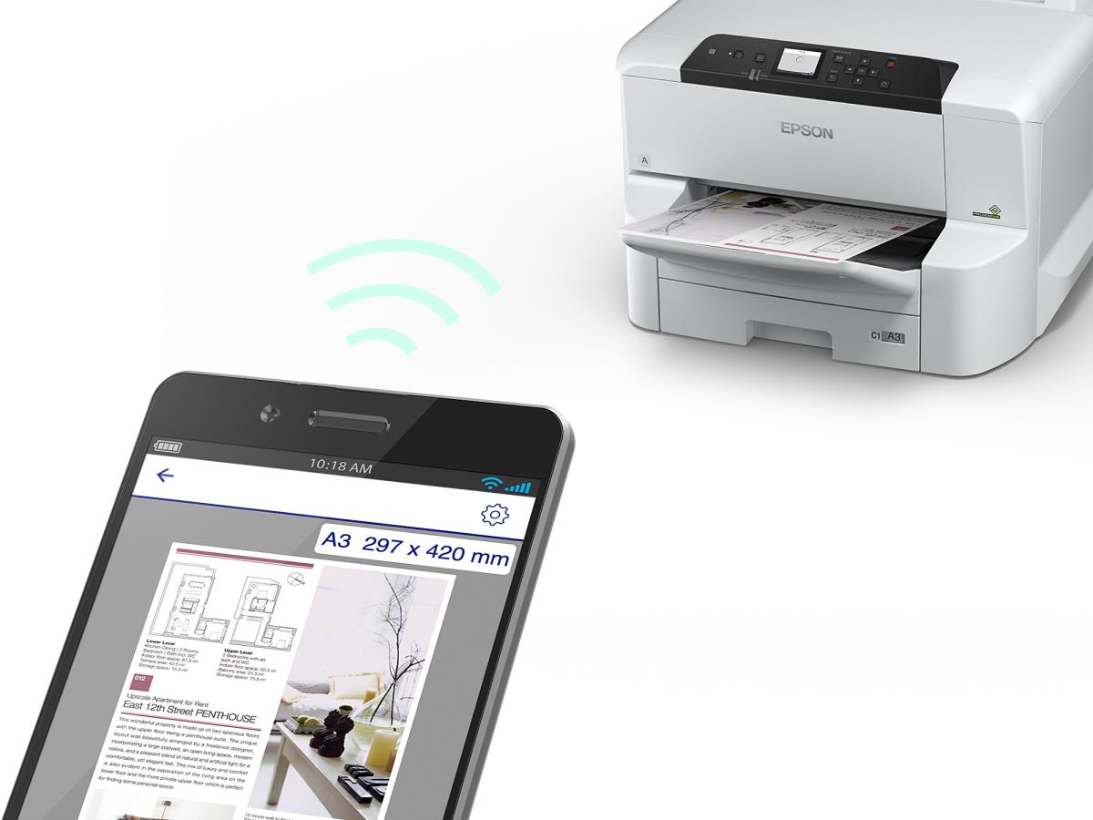 WorkForce Pro Wf-c8190dw - Color Printer - Inkjet - A3 - Wi-Fi/ USB/ Ethernet
