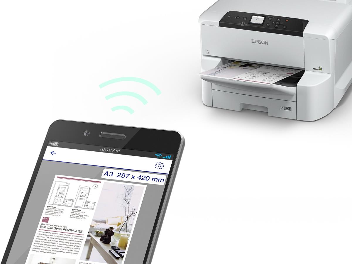 WorkForce Pro Wf-c8190dtw - Color Printer - Inkjet - A3 - Wi-Fi/ USB/ Ethernet