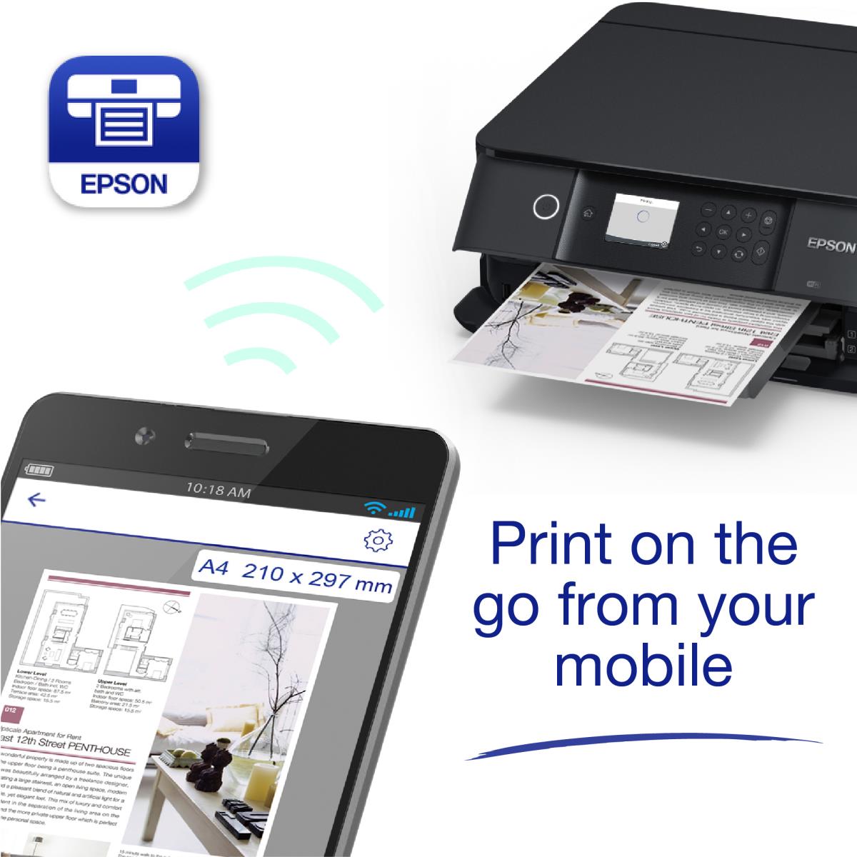 Expression Premium Xp-6100 - Color All-in-one Printer - Inkjet - A4 - Wi-Fi/ USB