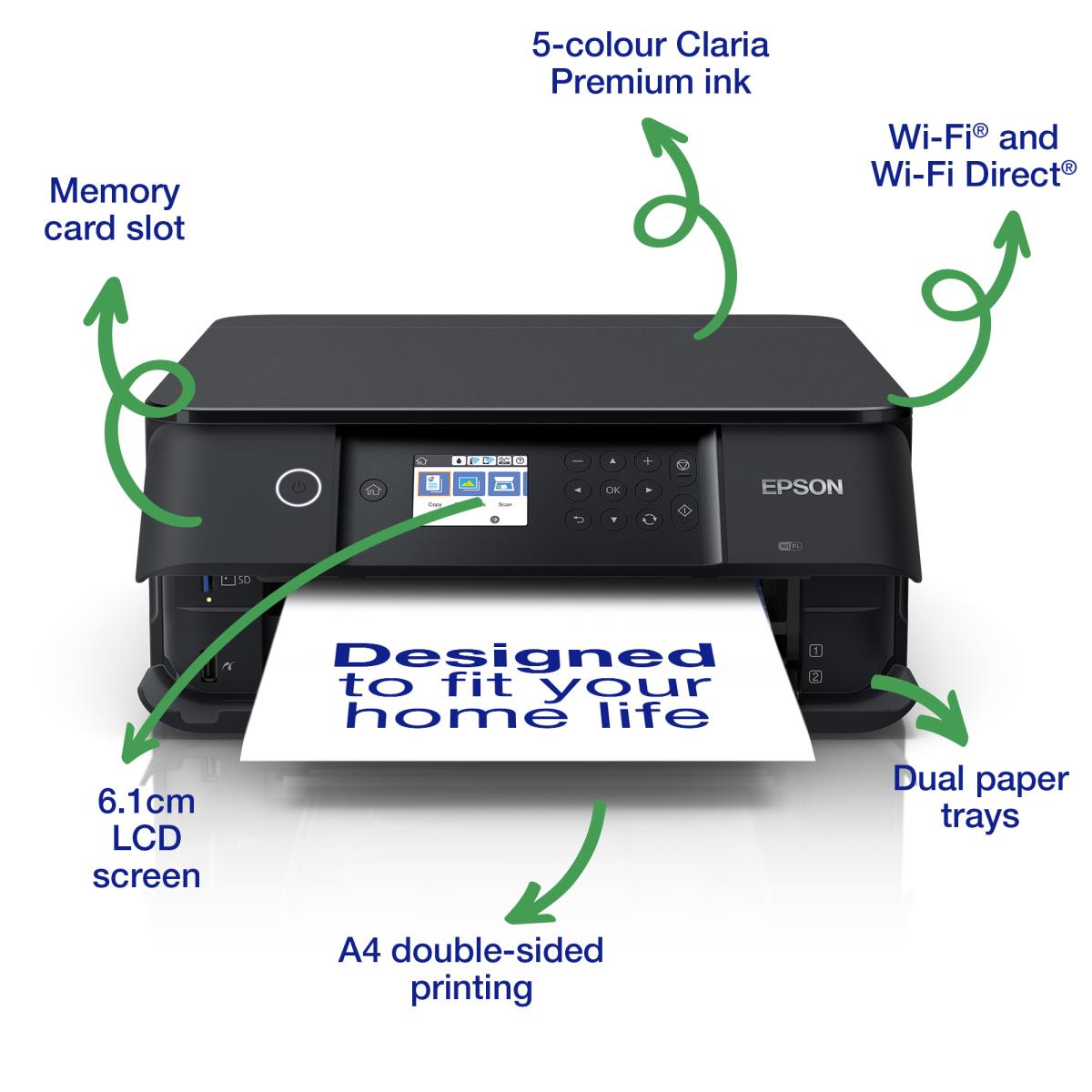 Expression Premium Xp-6100 - Color All-in-one Printer - Inkjet - A4 - Wi-Fi/ USB