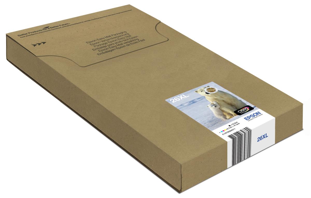 Multipack 4-colours 26xl Easymail