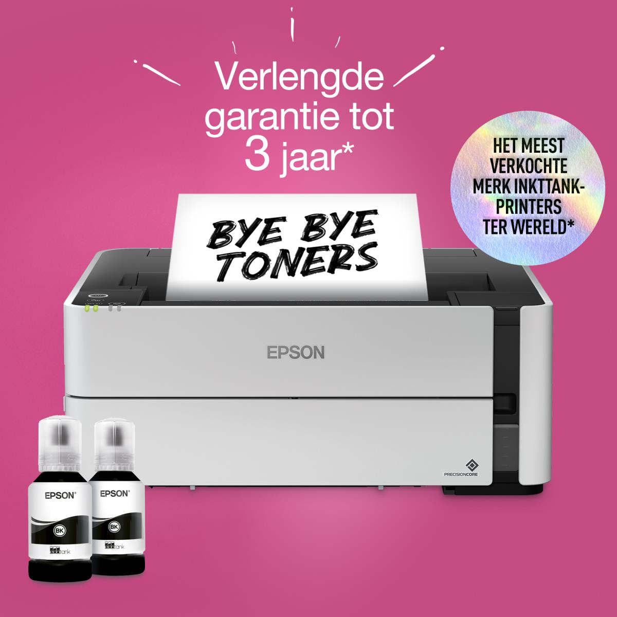 Ecotank Et-m1180 - Monochrome Printer - Inkjet - A4 - USB / Ethernet / Wi-Fi