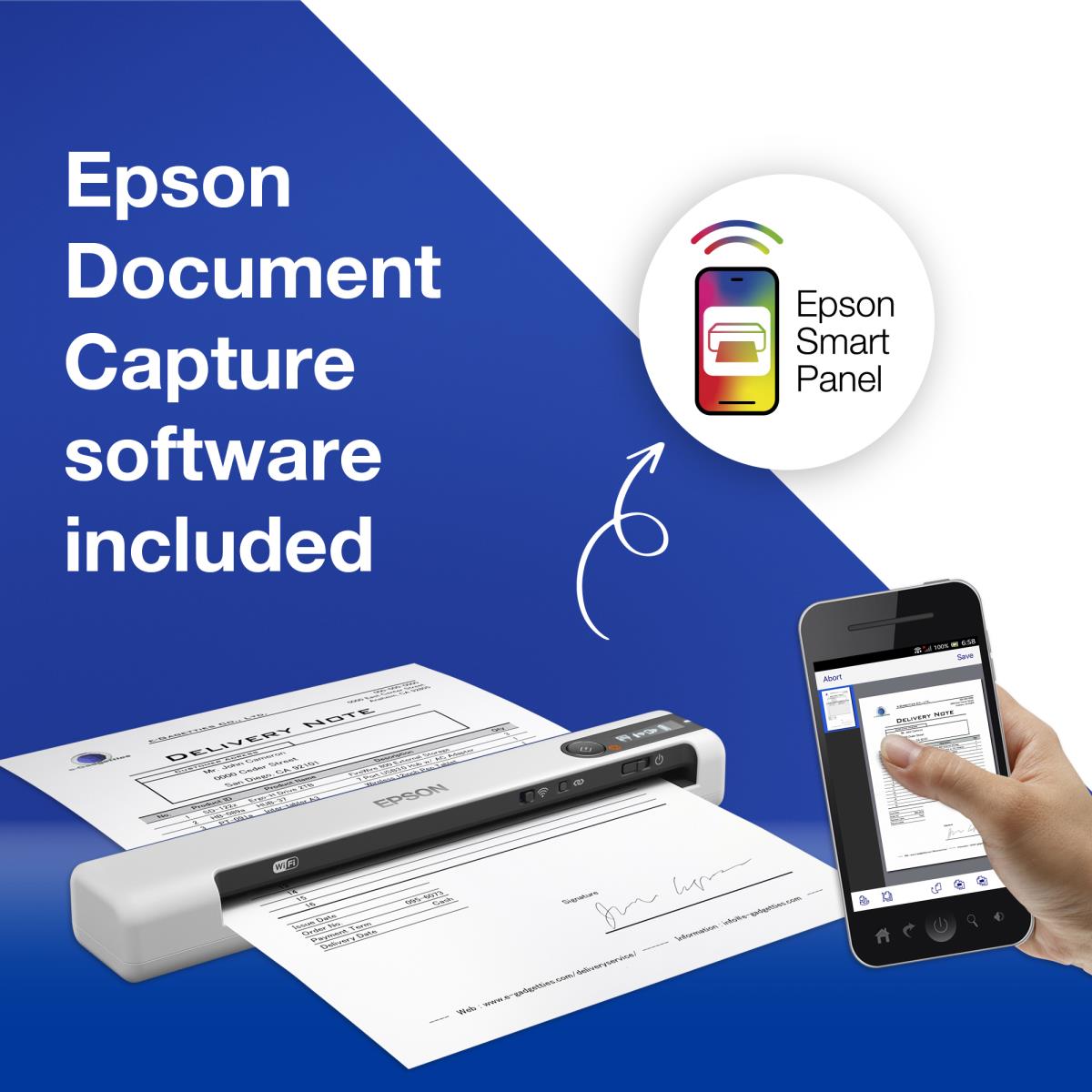 Workforce Ds-70 - Document Scanner - 10 Ppm - 600dpi