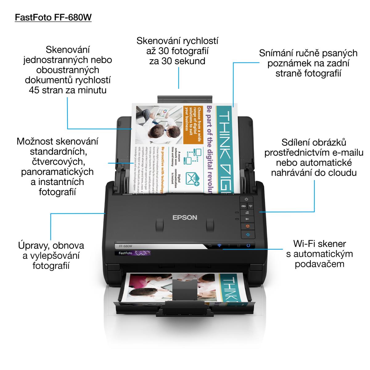 Fastfoto Ff-680w - Home Scanners - 45 Ppm - 300dpi